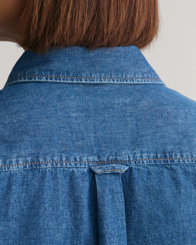 Camicia in denim oversize