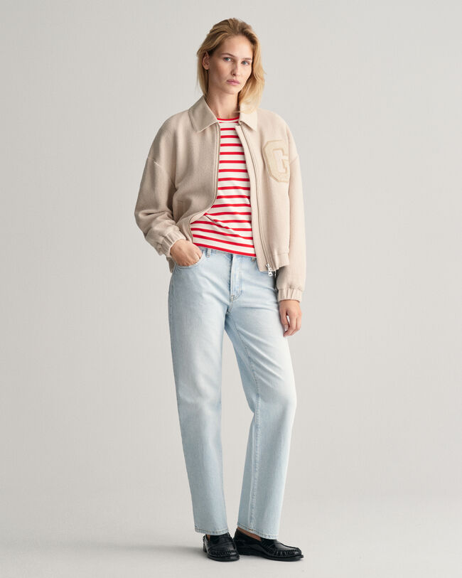 T-shirt maniche lunghe a righe