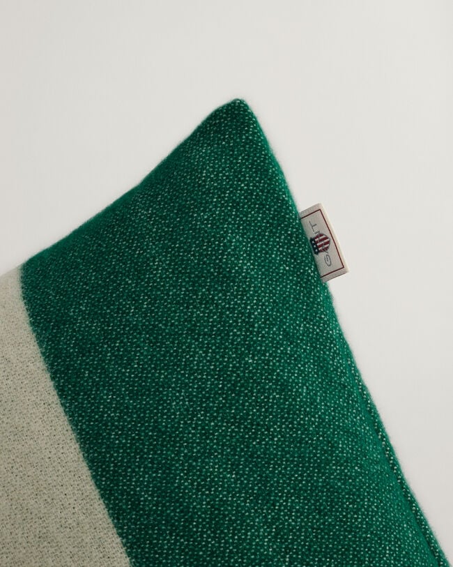 Cuscino di lana a righe