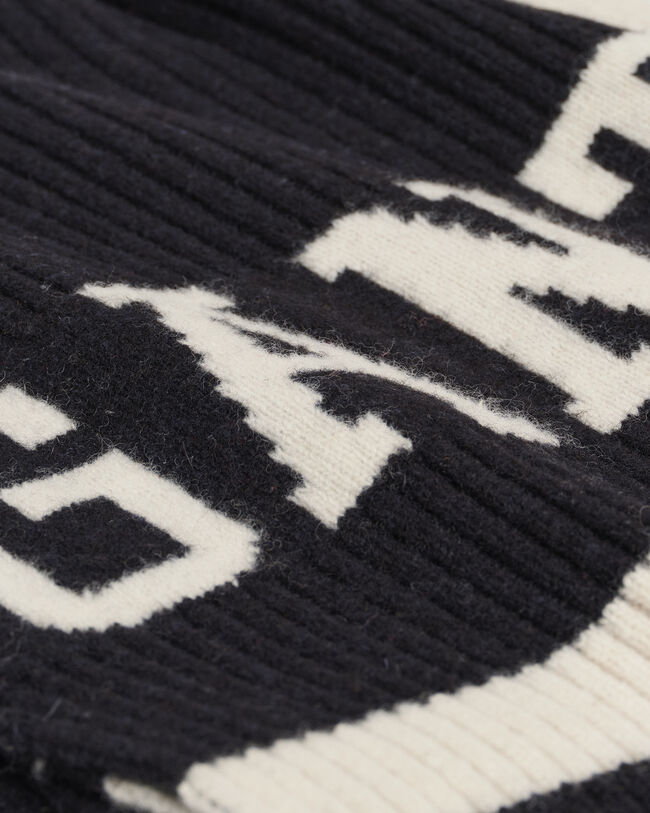 Sciarpa Collegiate a righe in lana