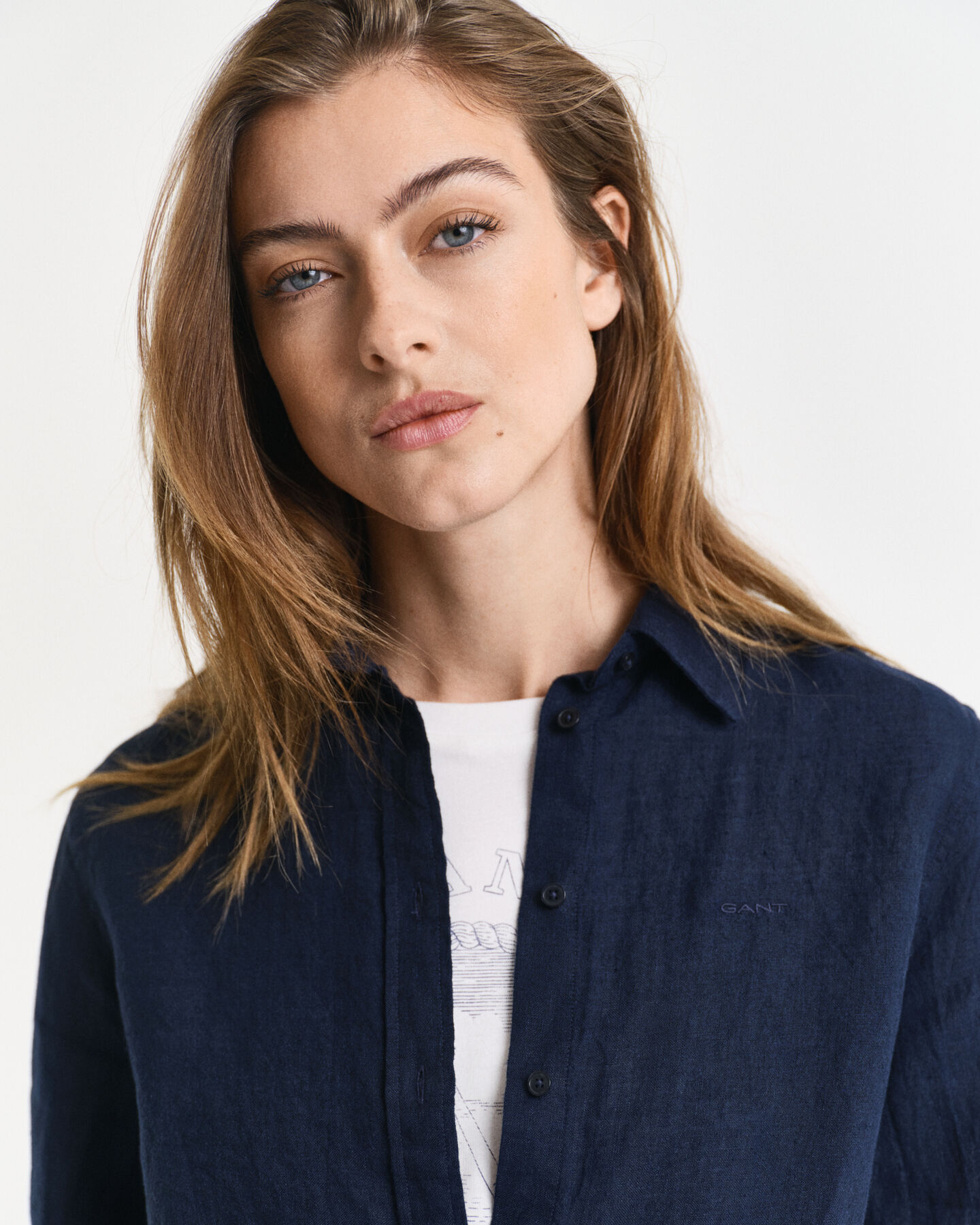 Camicia di lino regular fit