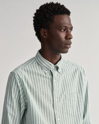Camicia in Oxford leggero a righe regular fit