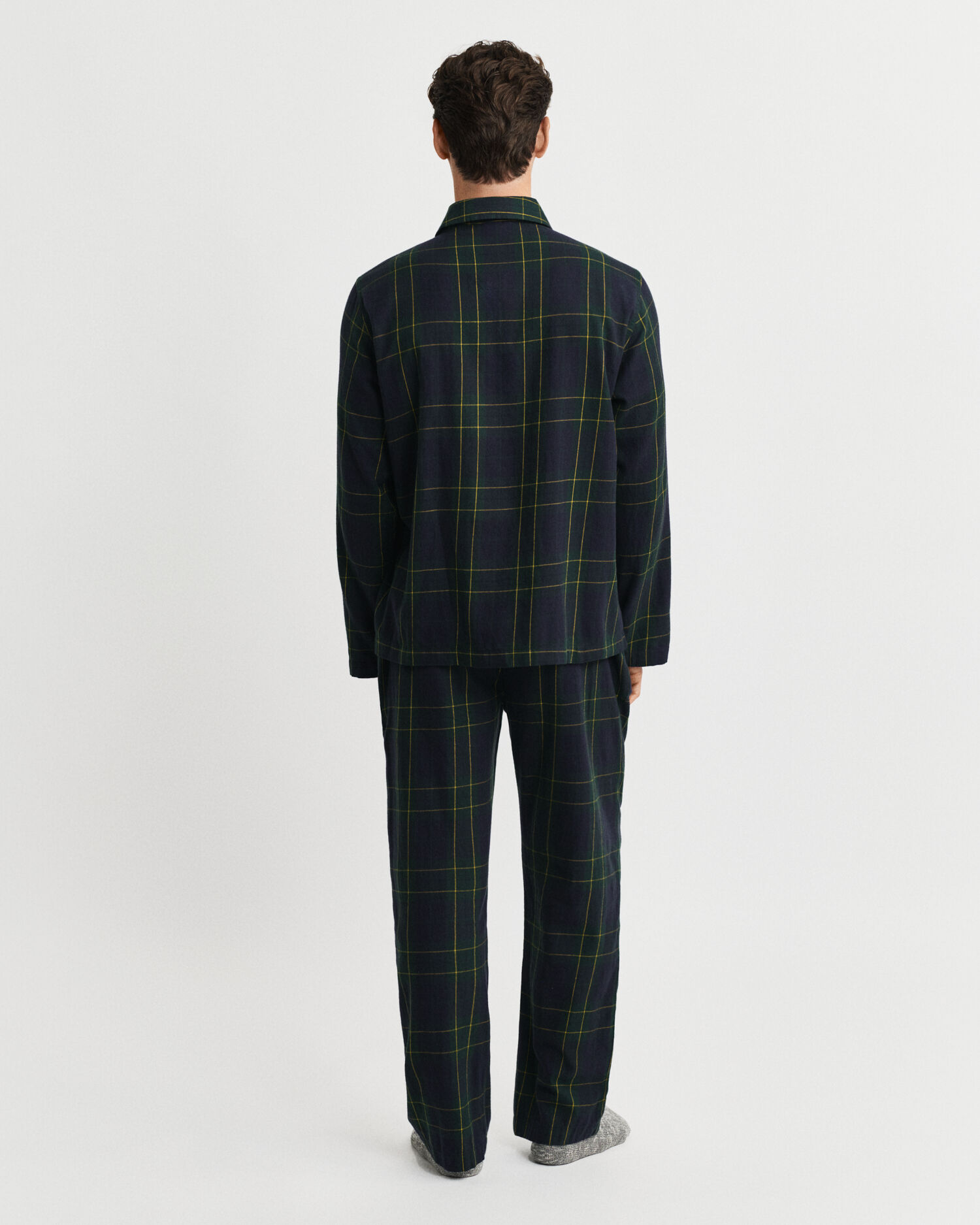 Confezione regalo di pigiama in flanella a quadri