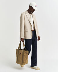 Blazer in lino regular fit