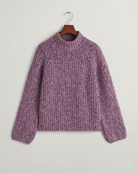 Maglia con colletto dritto multicolore