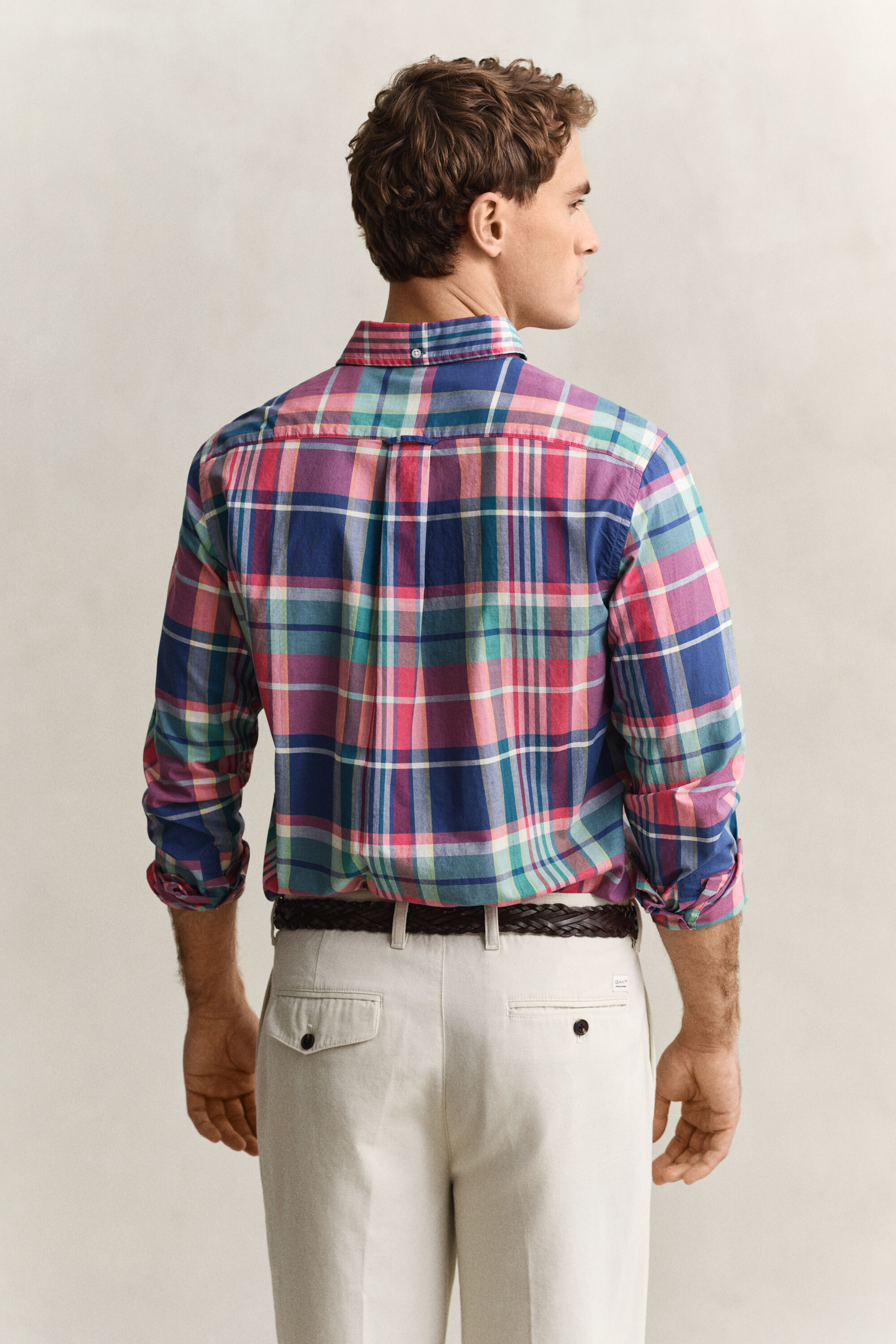Camicia a quadri Madras