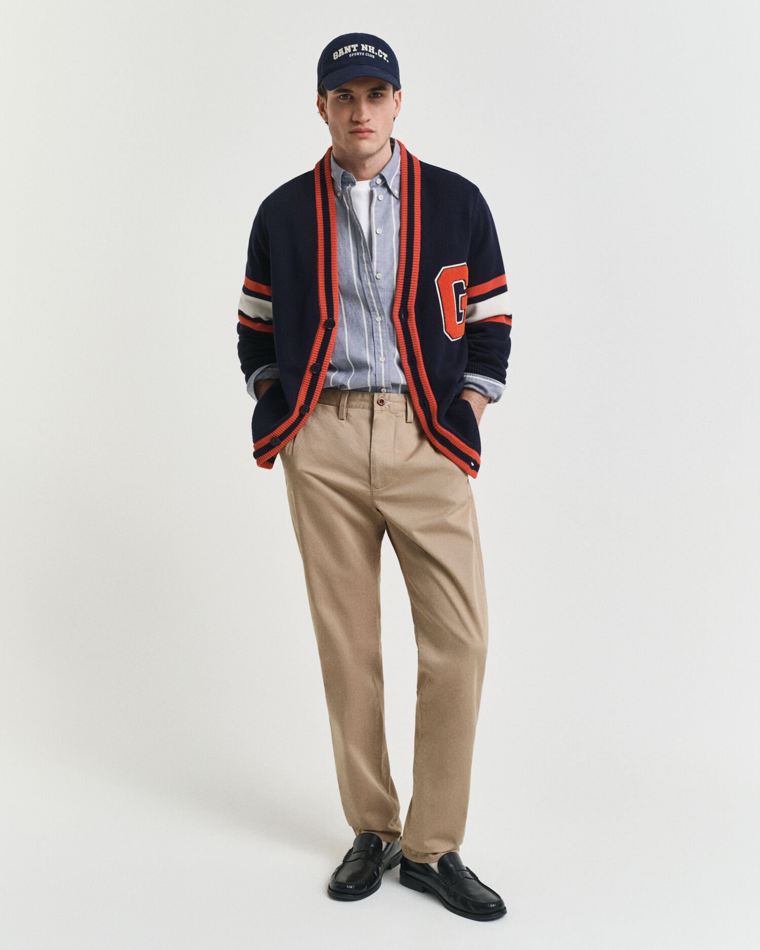 Pantaloni chino in twill regular fit