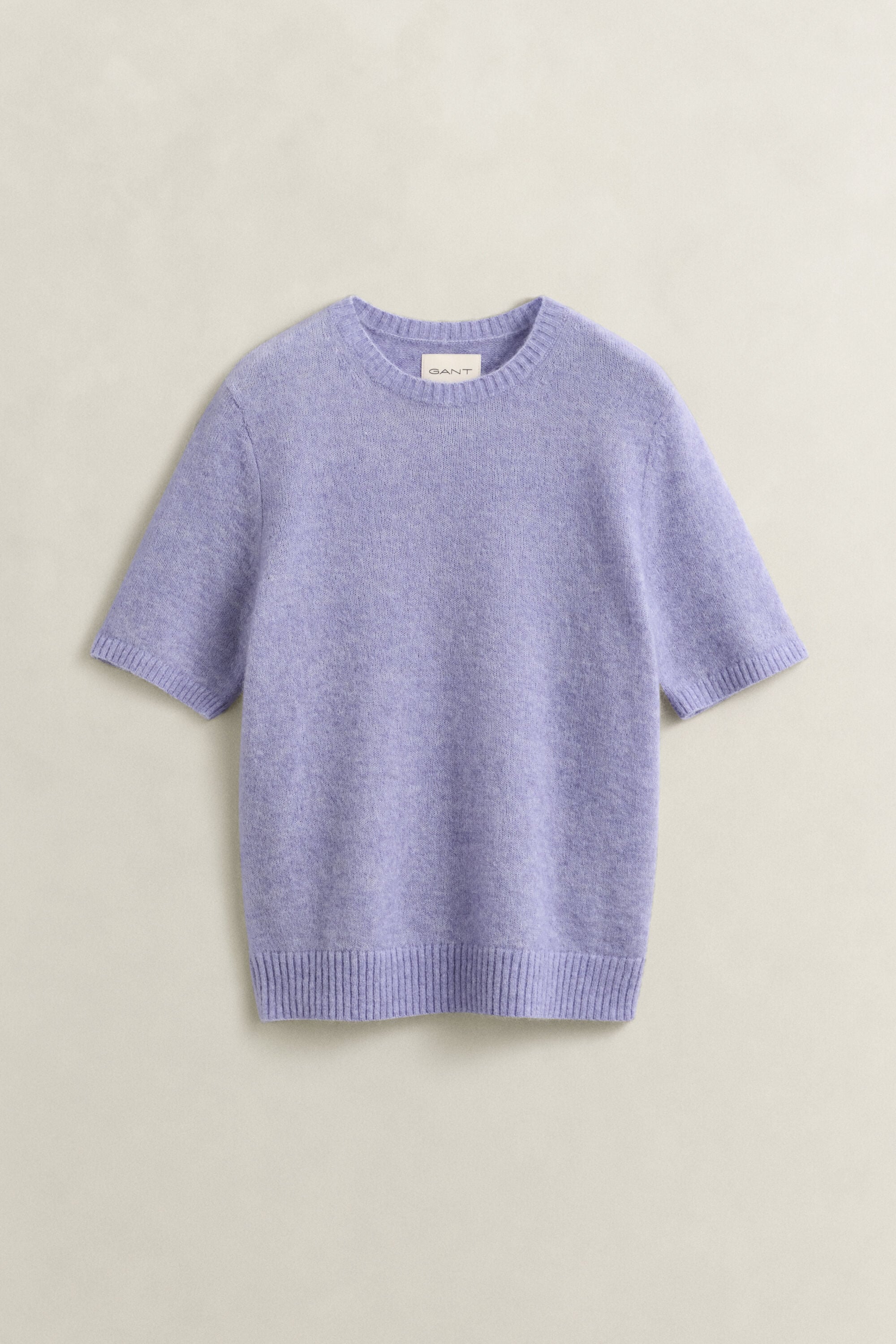 Maglia a maniche corte in misto lana d’alpaca