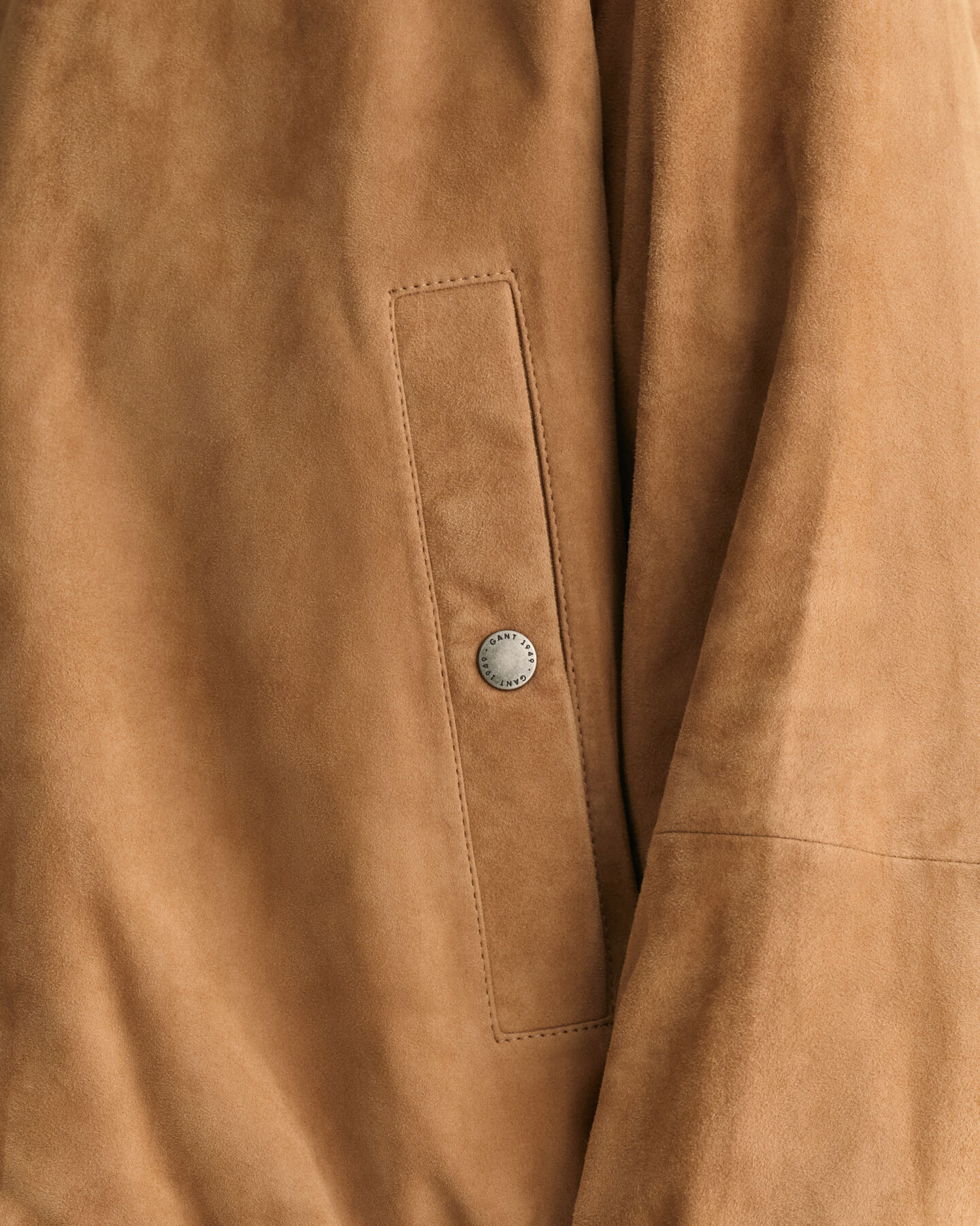 Giacca bomber in camoscio