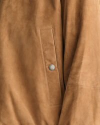 Giacca bomber in camoscio