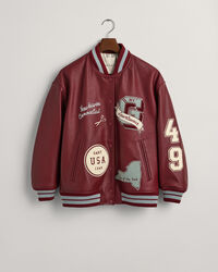 GANT Varsity Jacket in pelle