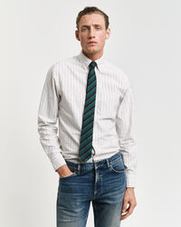 Camicia Oxford classica a righe regular fit