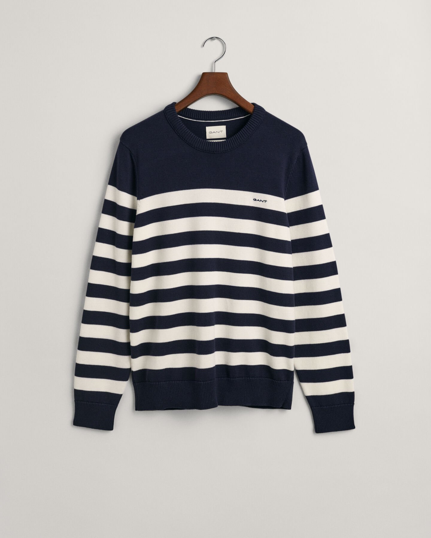Maglia girocollo a righe Breton