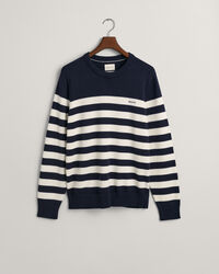 Maglia girocollo a righe Breton
