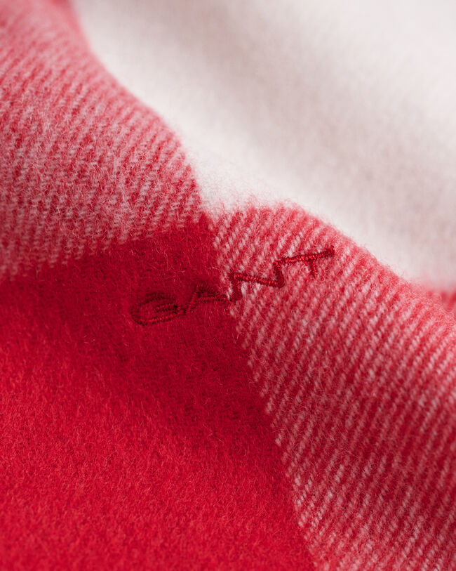 Sciarpa in lana merino a quadri