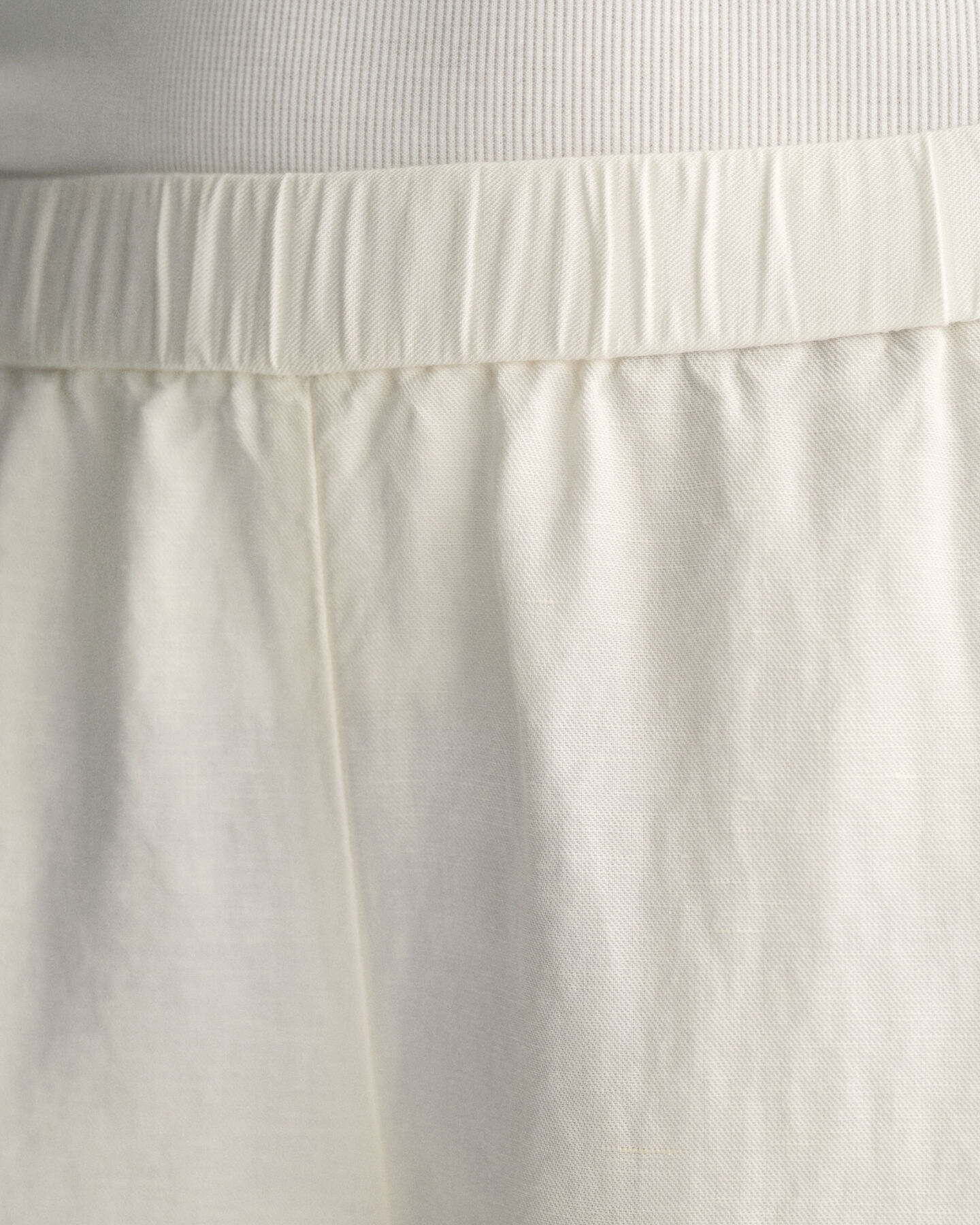 Pantaloni Pull-on in misto lino relaxed fit