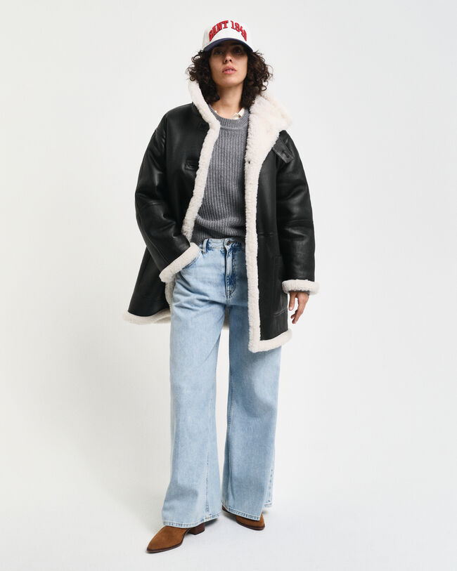 Cappotto in shearling