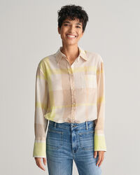Camicia a quadri Madras relaxed fit