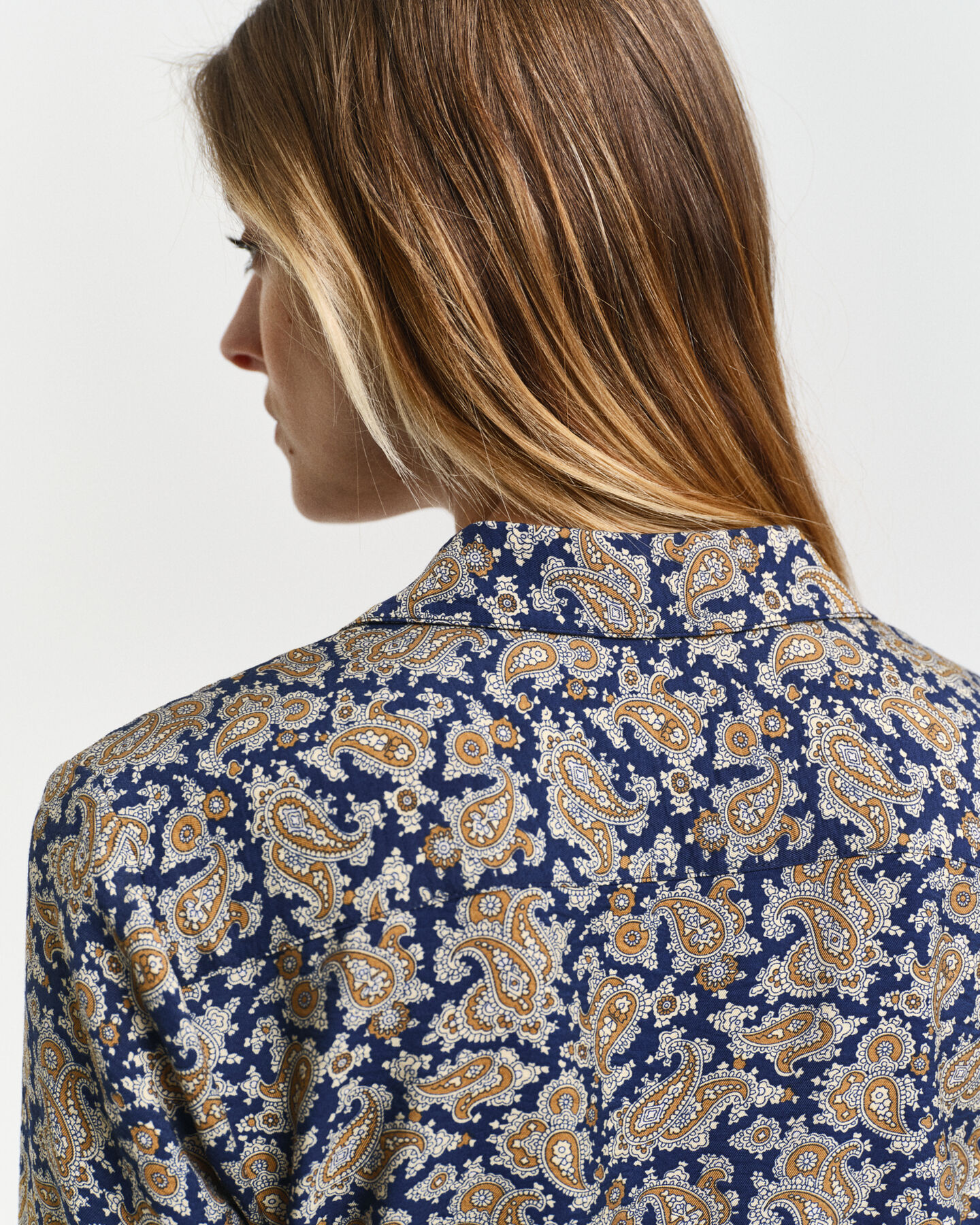 Abito chemisier a portafoglio Paisley