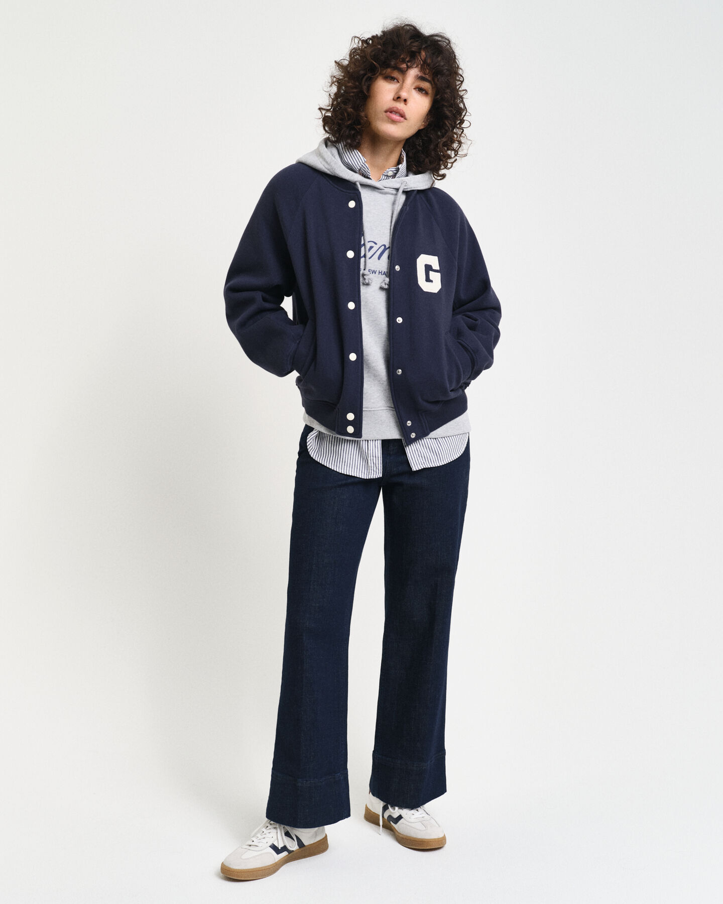 GANT Varsity Jacket in jersey con G-Badge