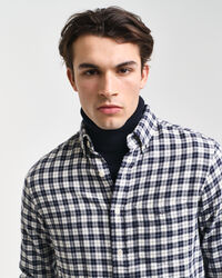 Camicia in flanella a quadri regular fit