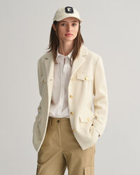 Giacca blazer testurizzata con vestibilità slim