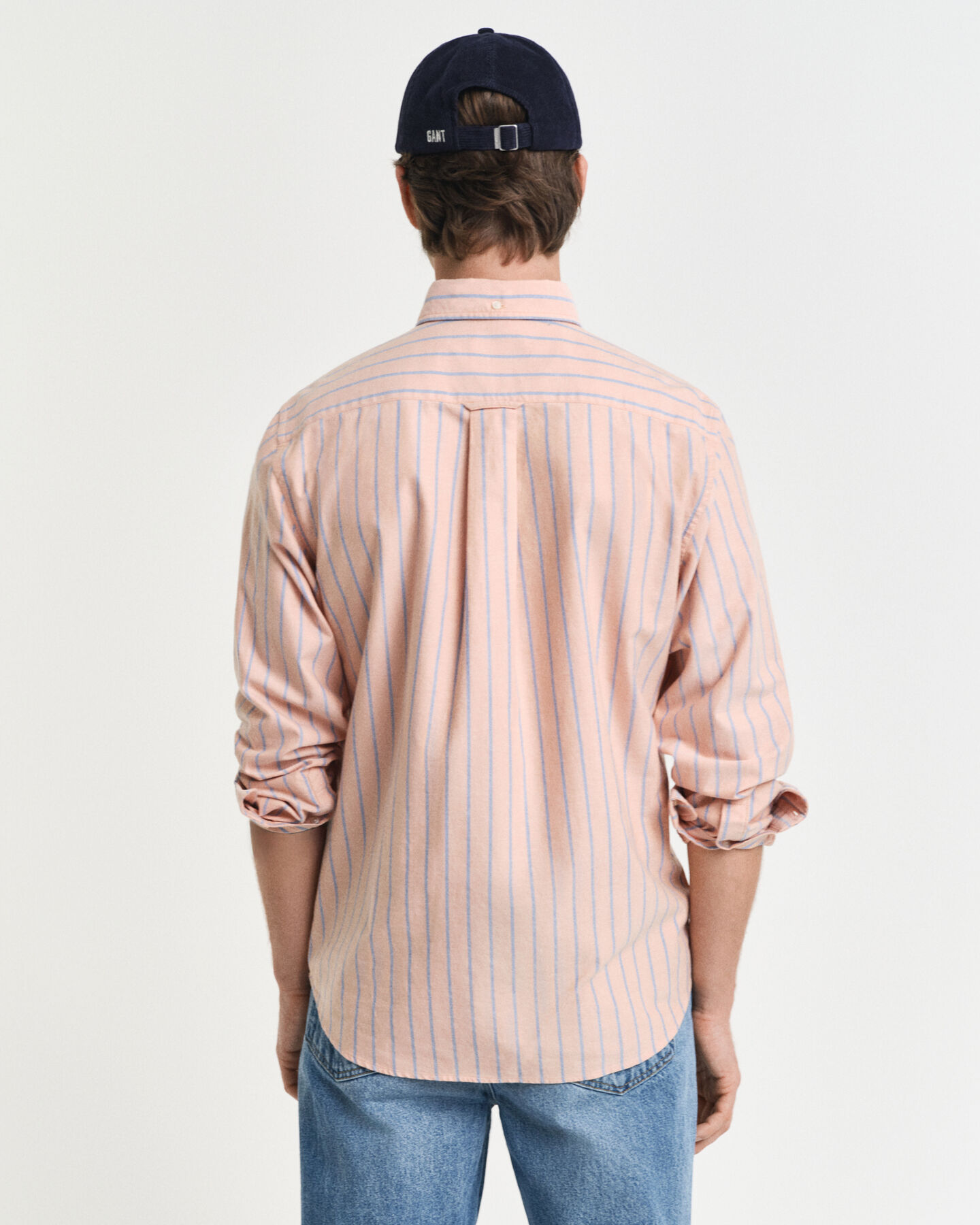 Camicia Oxford classica a righe regular fit