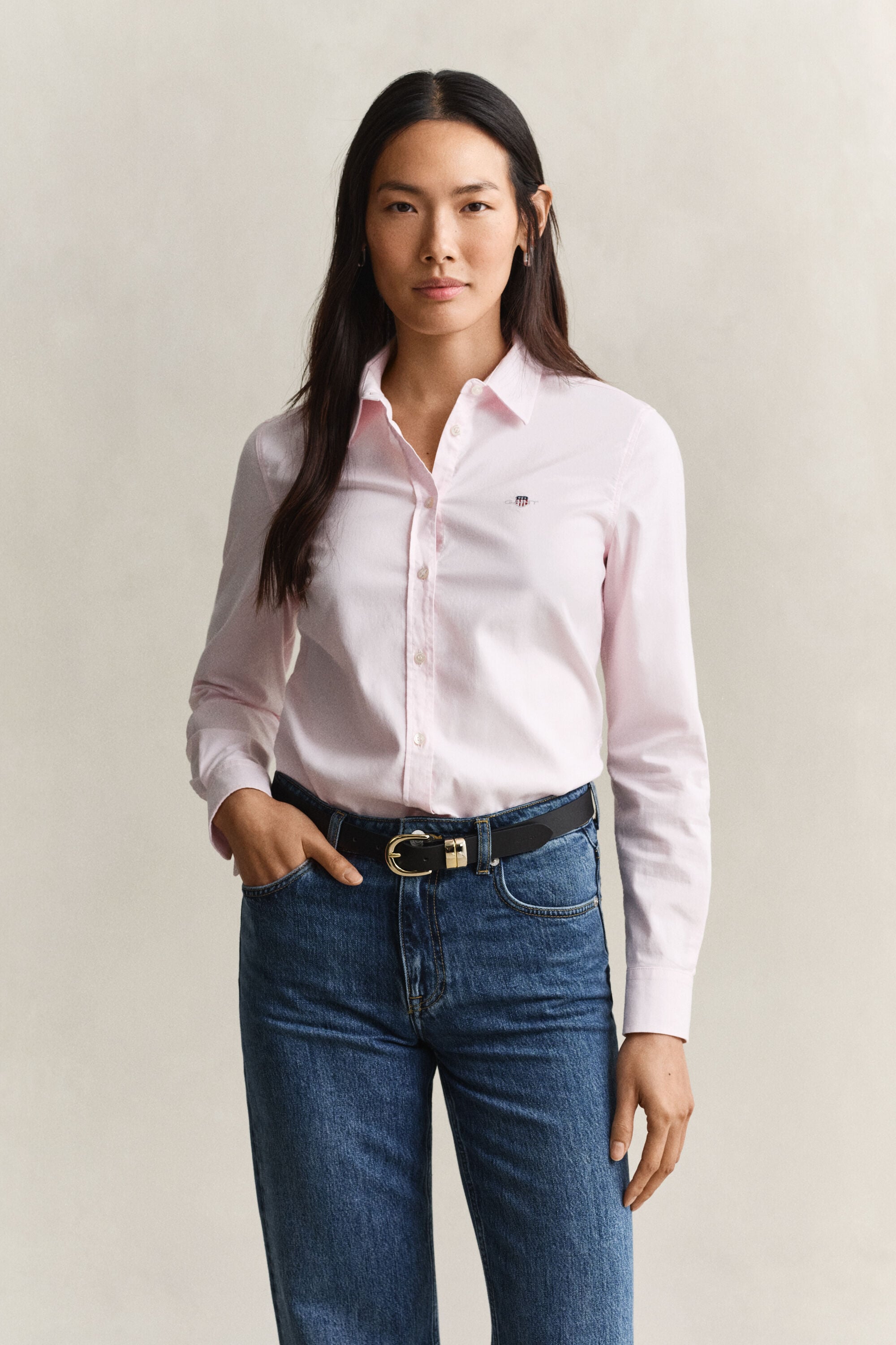 Camicia Oxford Classic elasticizzata slim