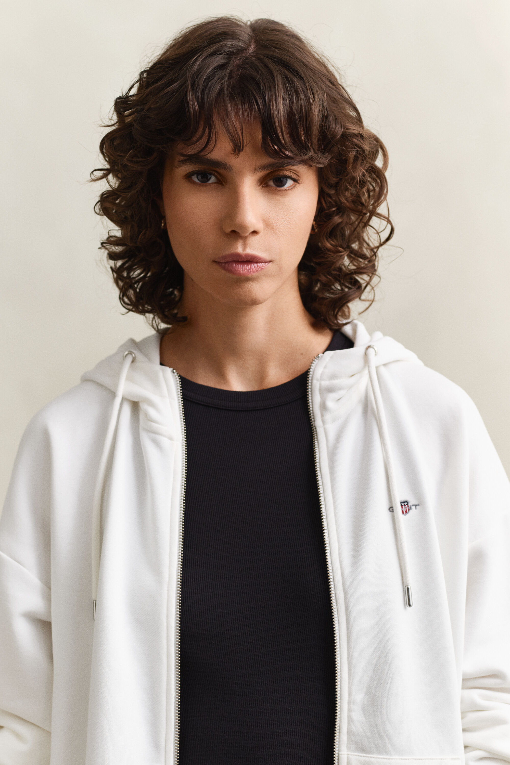 Felpa con cappuccio Shield con zip