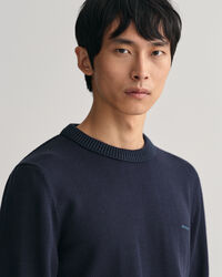 Maglia girocollo in cotone Supima