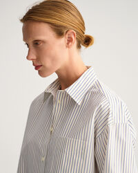 Camicia a righine oversize