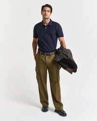 Polo in twill strutturato
