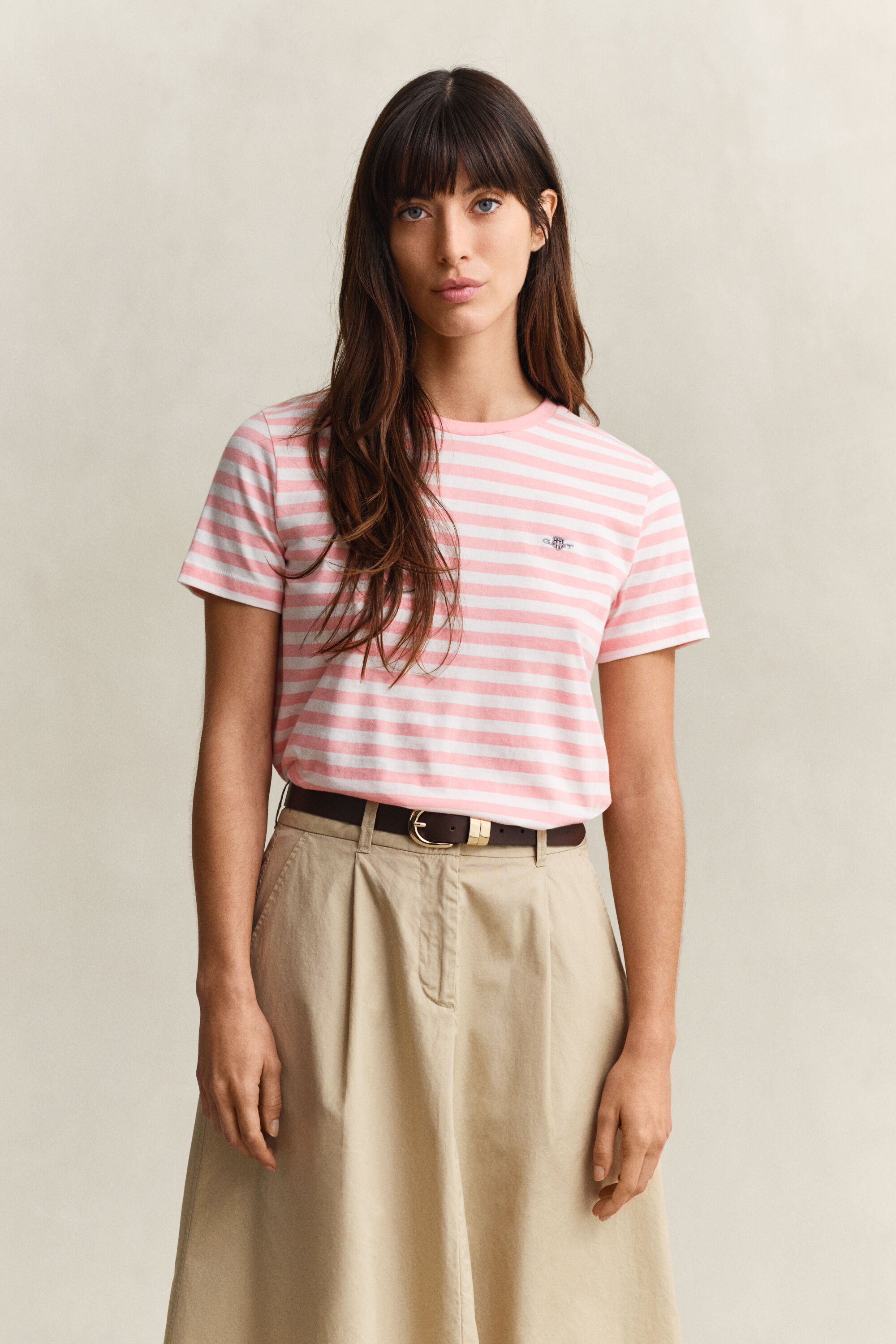 T-shirt Shield a righe