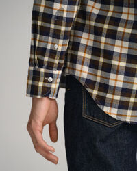 Camicia in Oxford scozzese pettinato regular fit