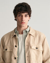 Camicia giacca in twill