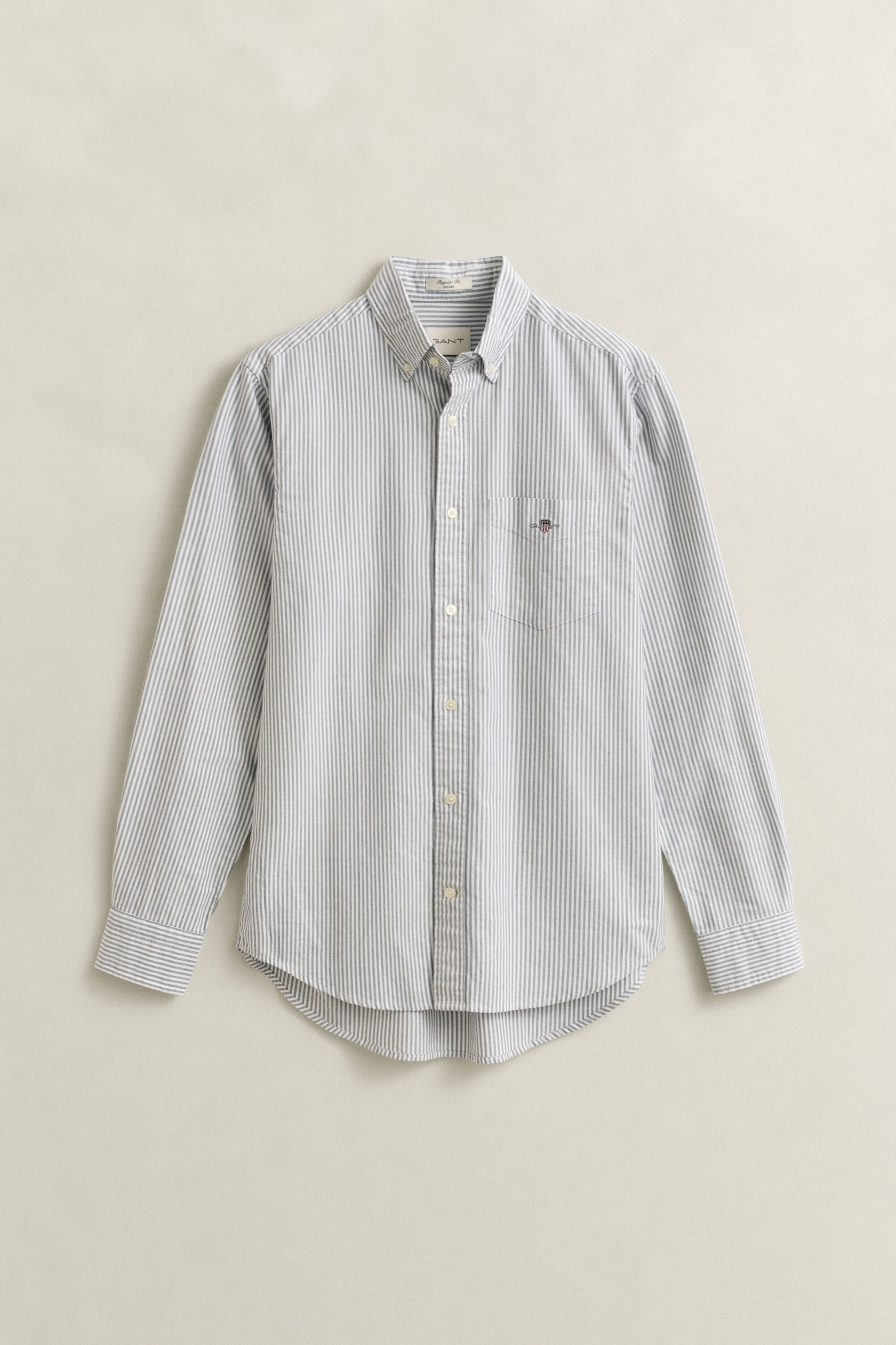 Camicia Oxford classica a righe Banker
