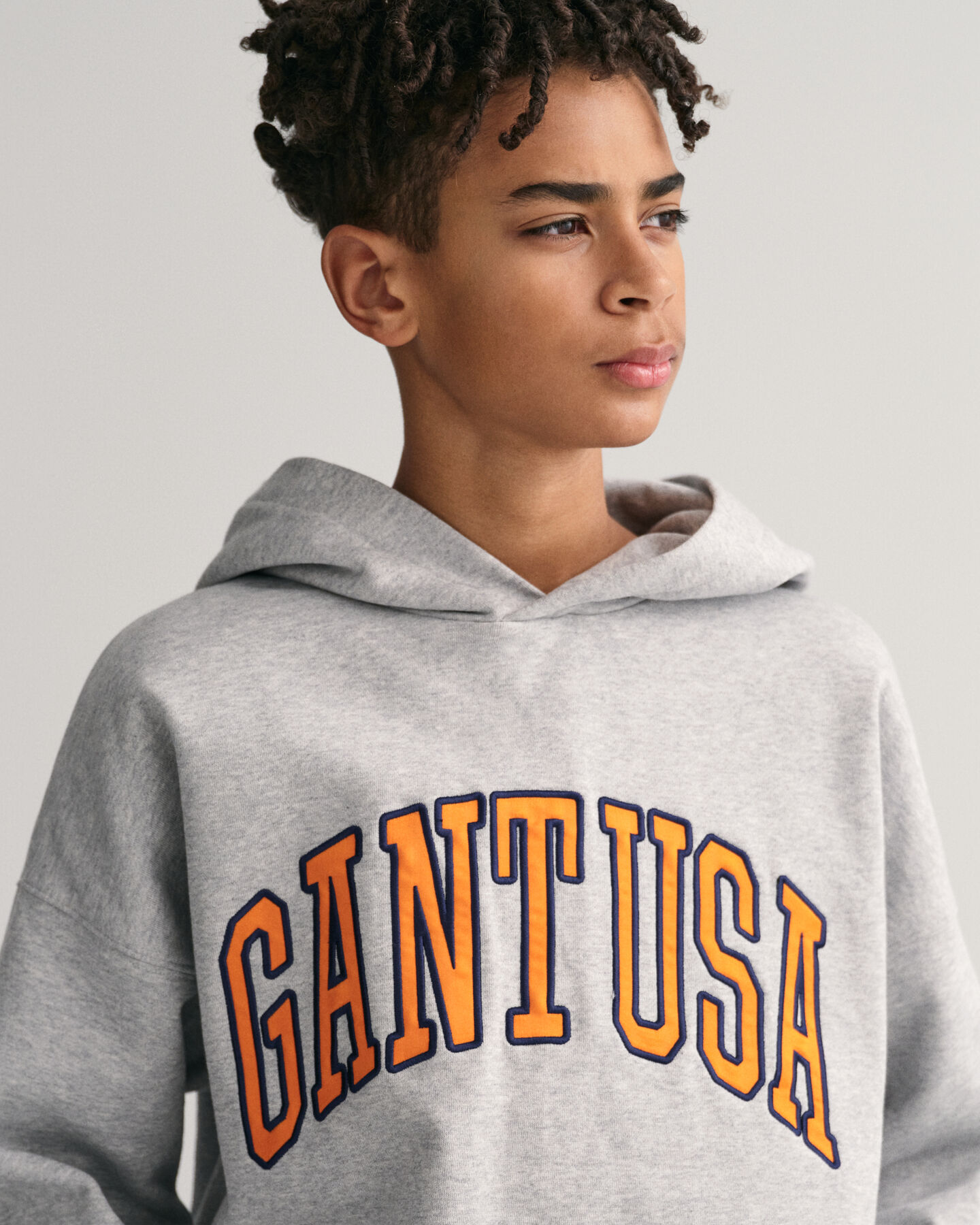 Felpa con cappuccio GANT USA oversize Teens