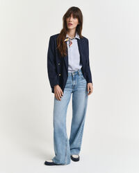 Camicia classica a righe in popeline regular fit