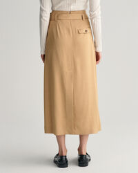 Gonna a portafoglio chino con pinces