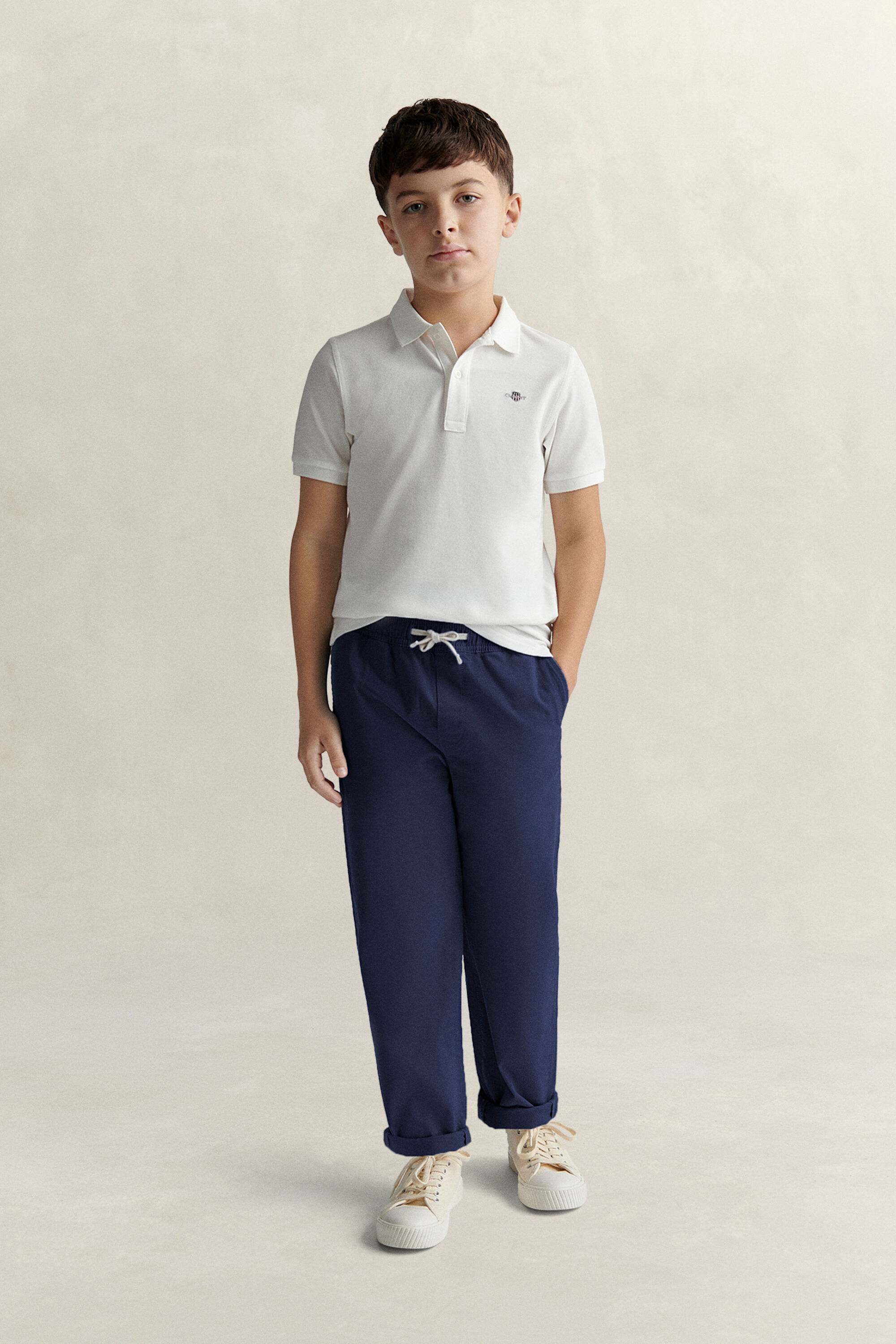 Polo Shield in piqué Teens