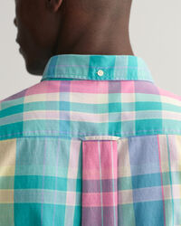 Camicia in madras colorata regular fit