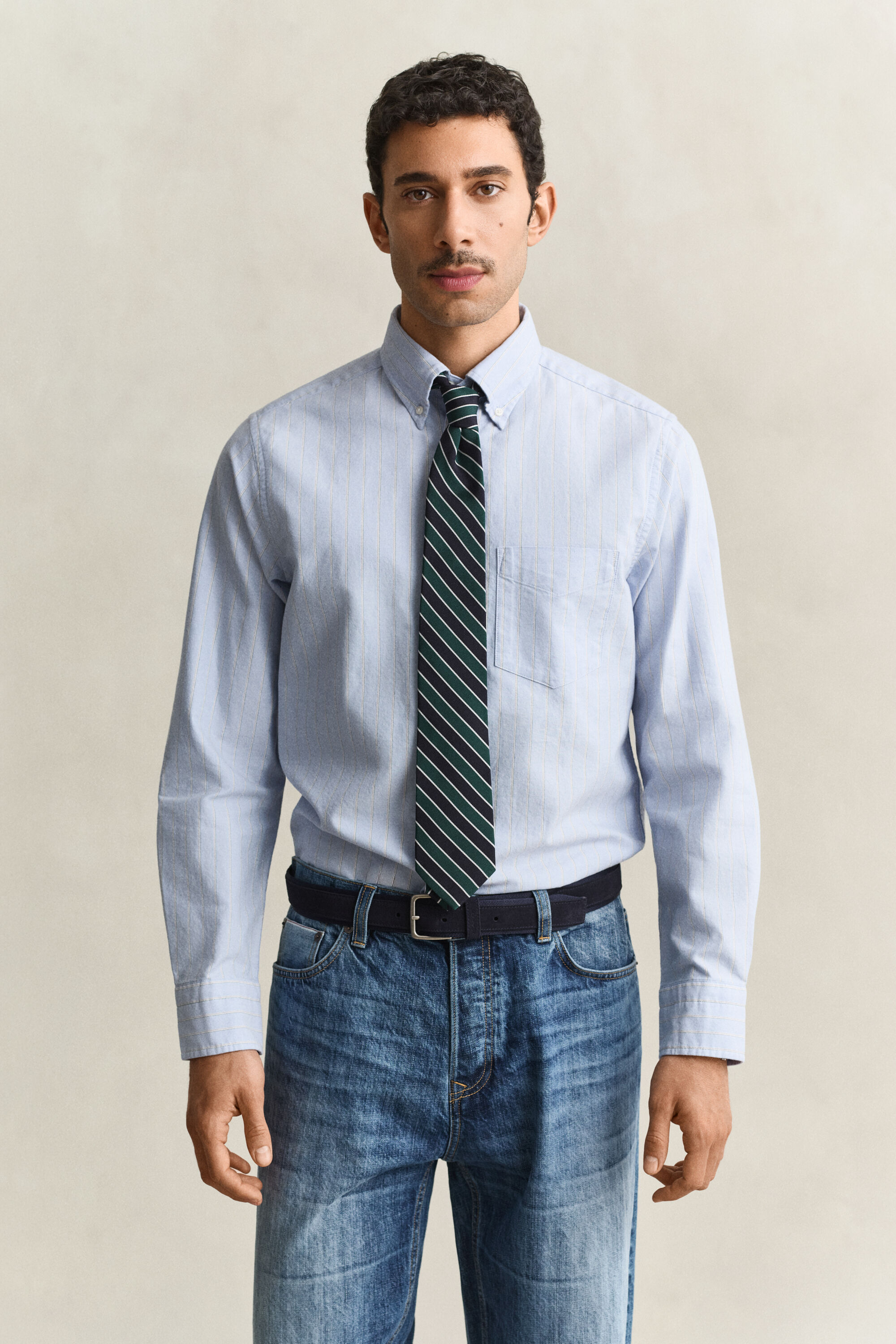 Camicia Oxford Archive a righe