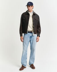 Maglia con zip corta Nautical e bandiere