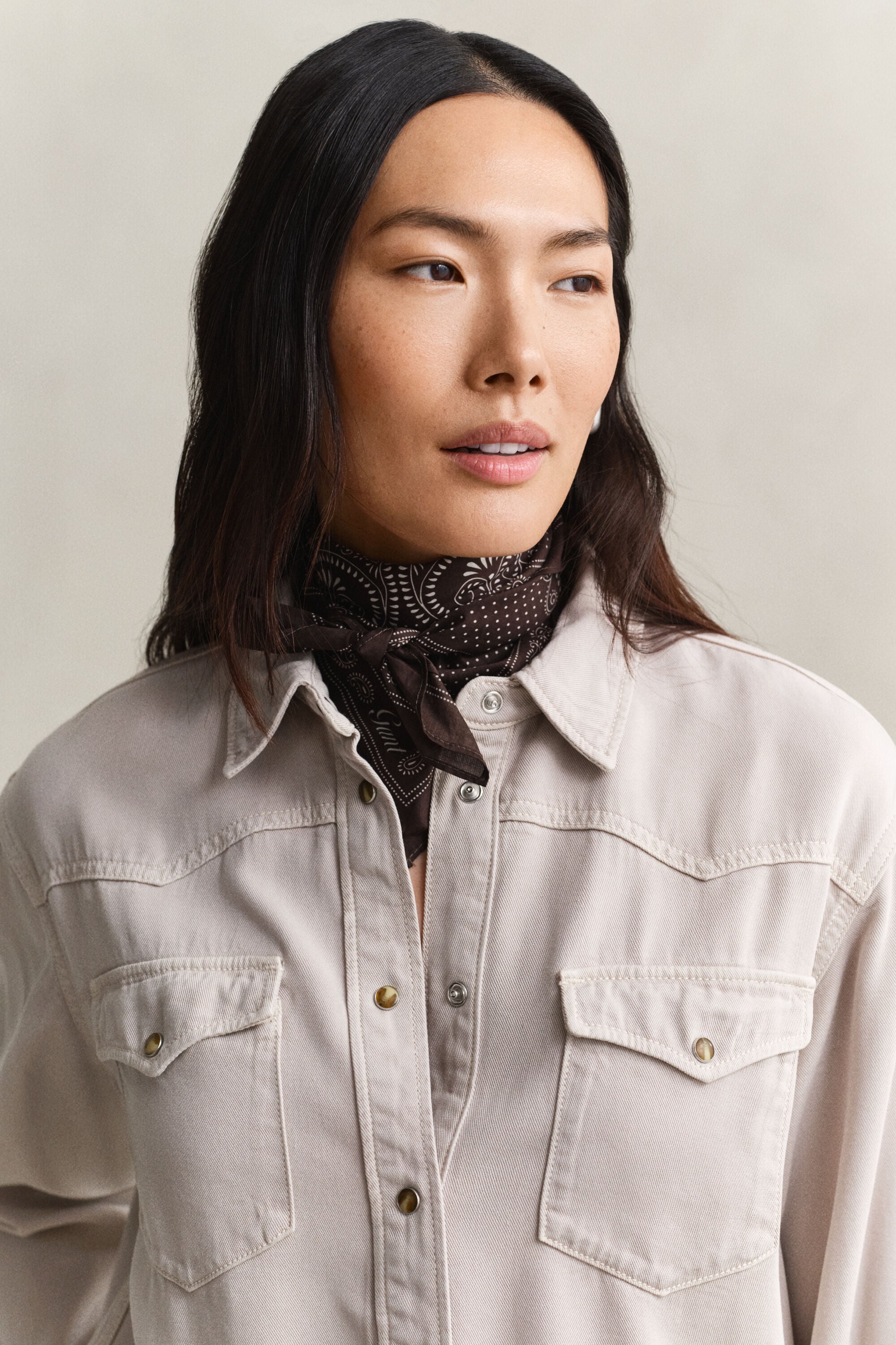 Camicia Ranger in twill di jeans