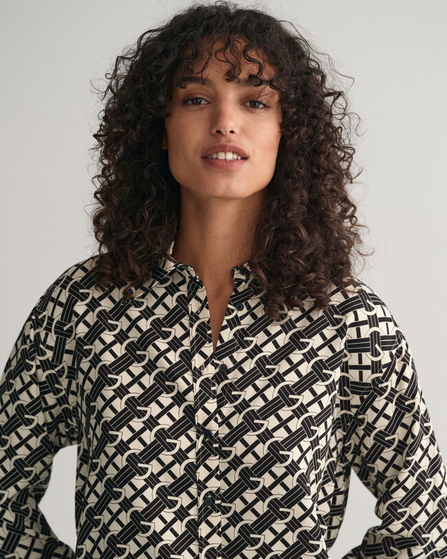 Camicia G Patterned relaxed fit