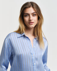 Camicia fluida a righe relaxed fit