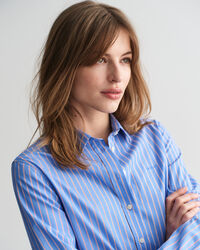 Camicia classica in popeline a righe regular fit