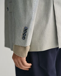 Blazer doppiopetto a righe oversize