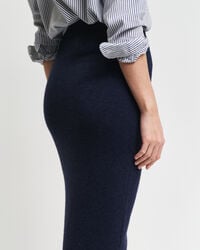 Gonna a maglia in lana