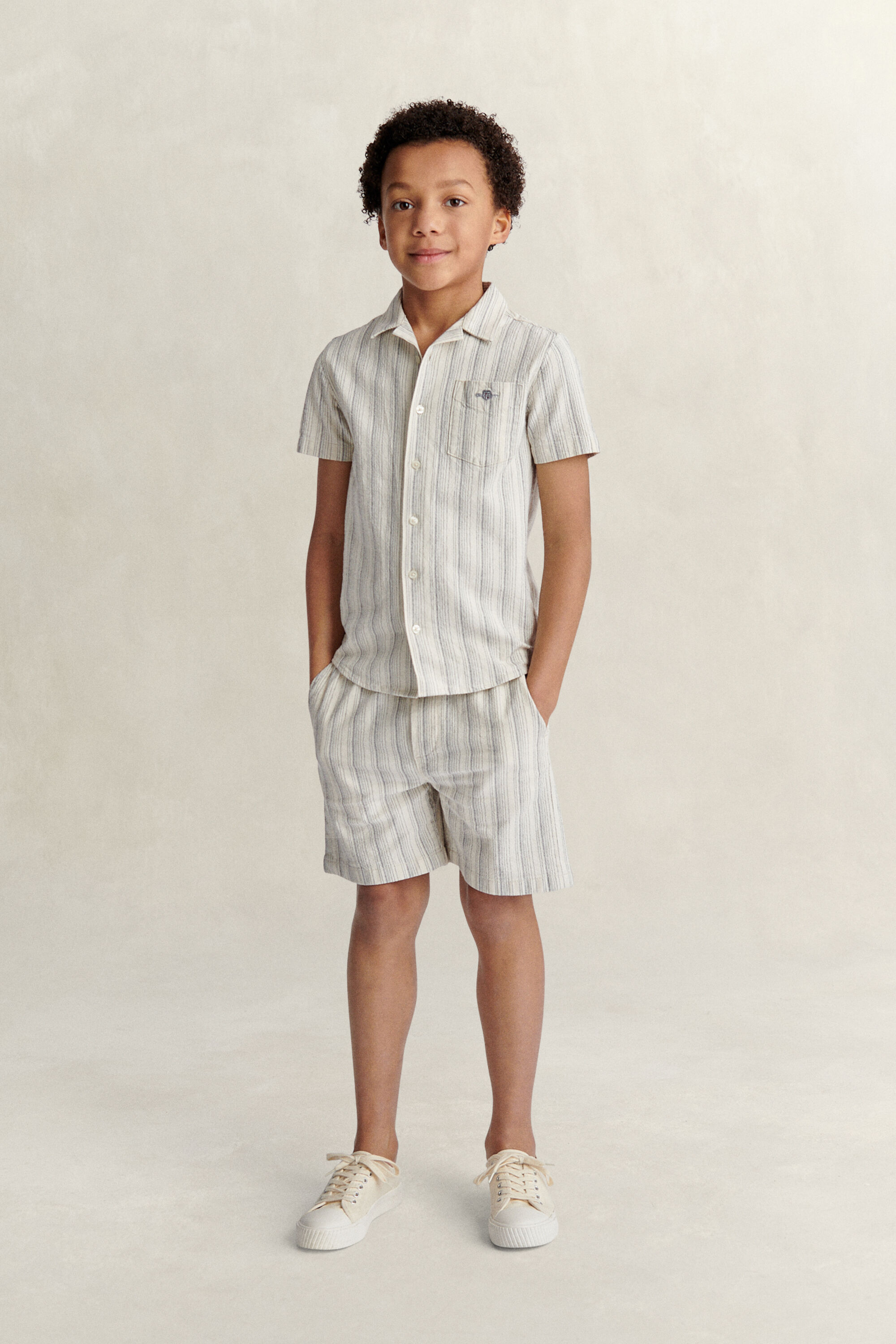 Pantaloncini in misto lino Teen Boys